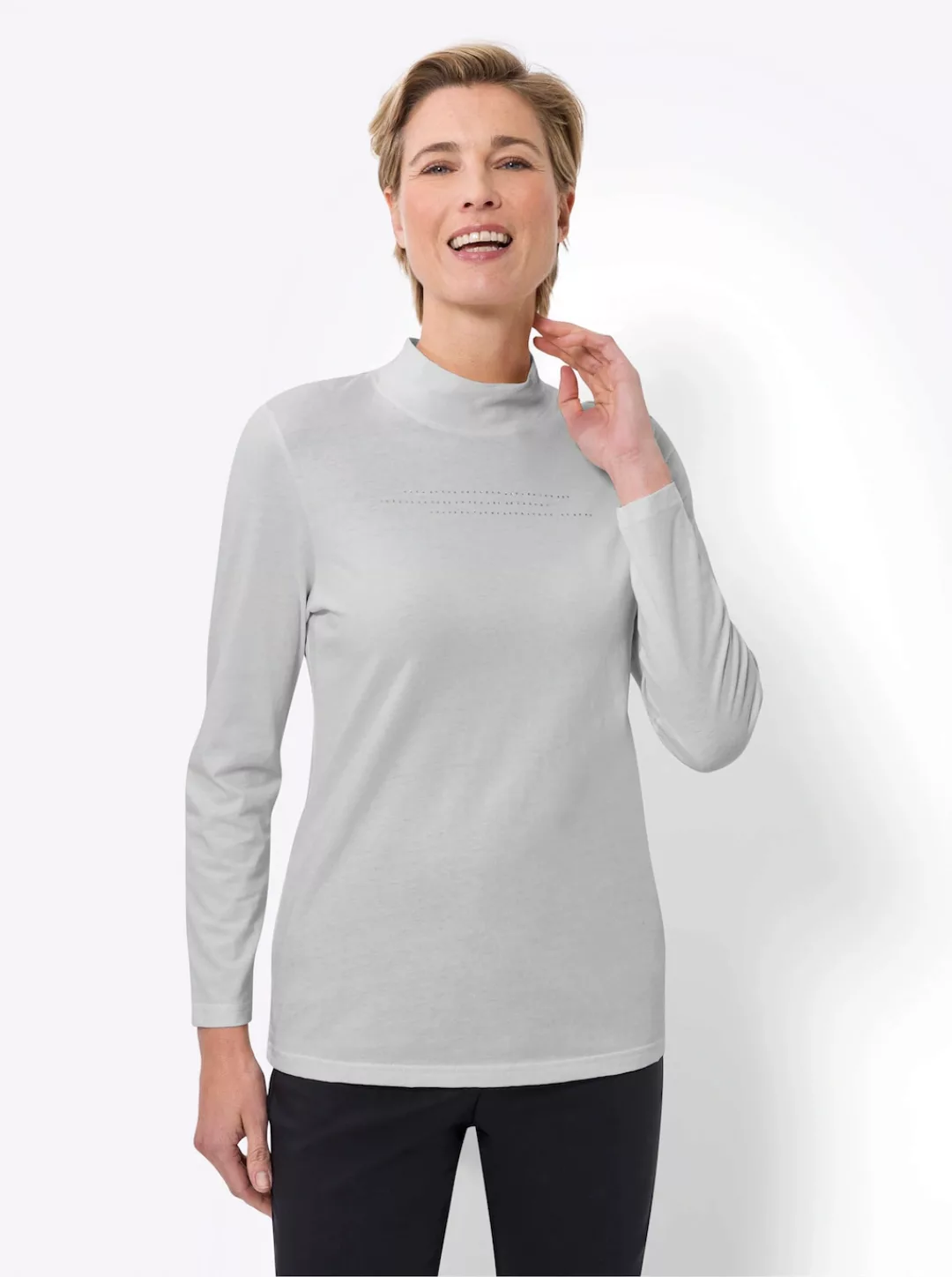 Classic Basics Stehkragenshirt "Stehkragen-Shirt" günstig online kaufen