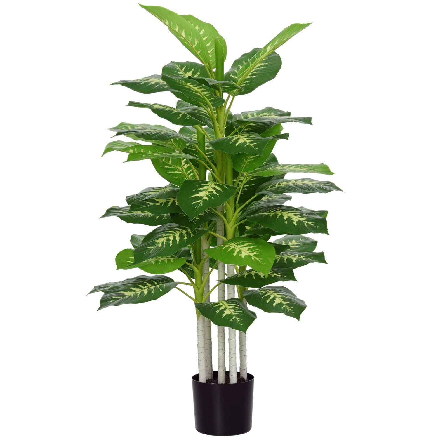 HOMCOM Künstliche Dieffenbachie Groß 120 cm günstig online kaufen