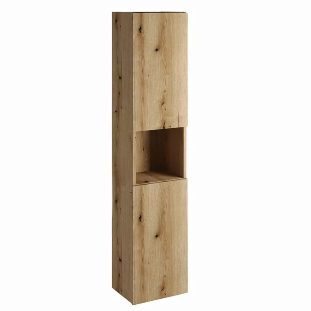 Lomadox Hochschrank NEWPORT-56-OAK in Eiche, grifflos günstig online kaufen