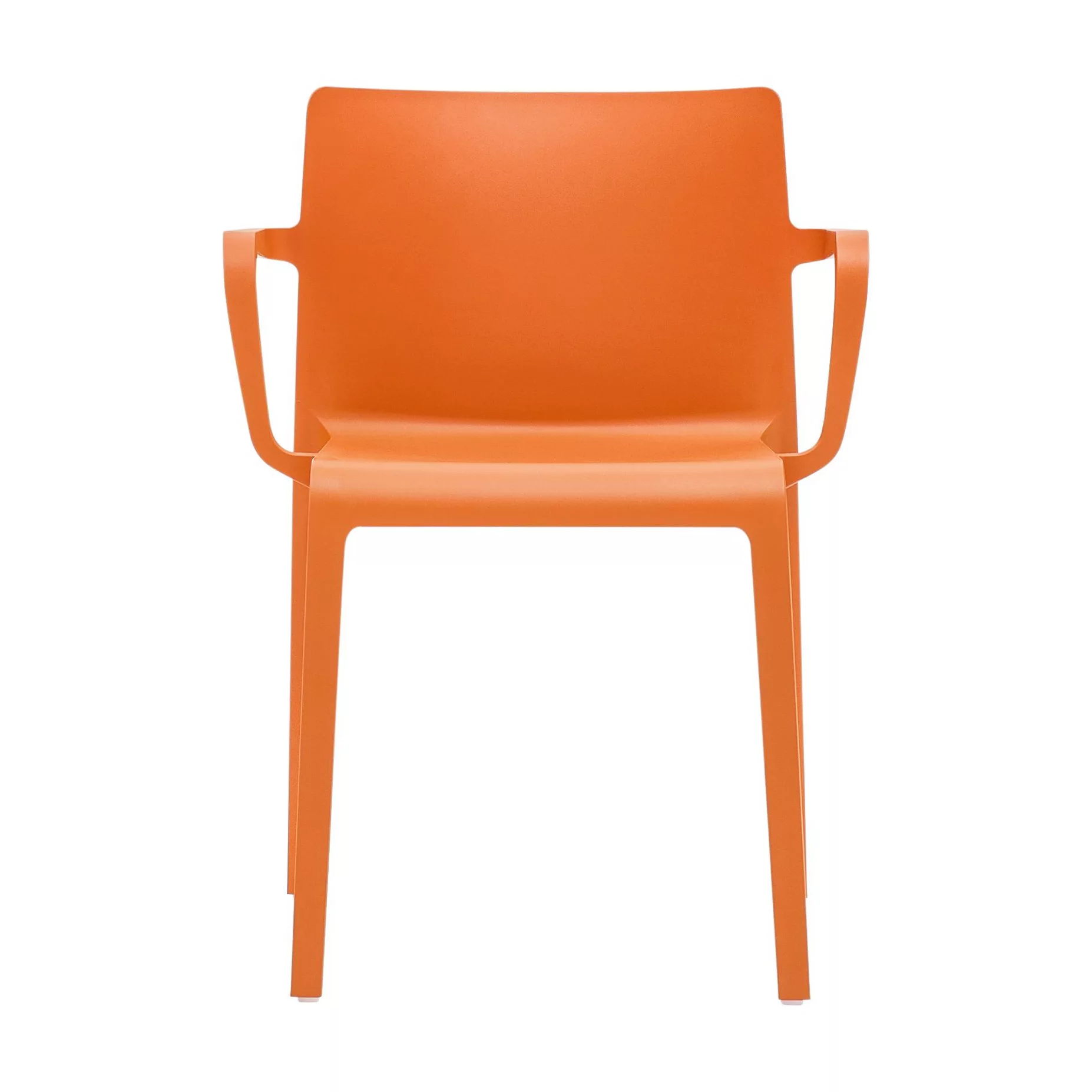 Pedrali - Volt 675 Gartenarmlehnstuhl - orange/HxBxT 77.5x60x52.5cm günstig online kaufen
