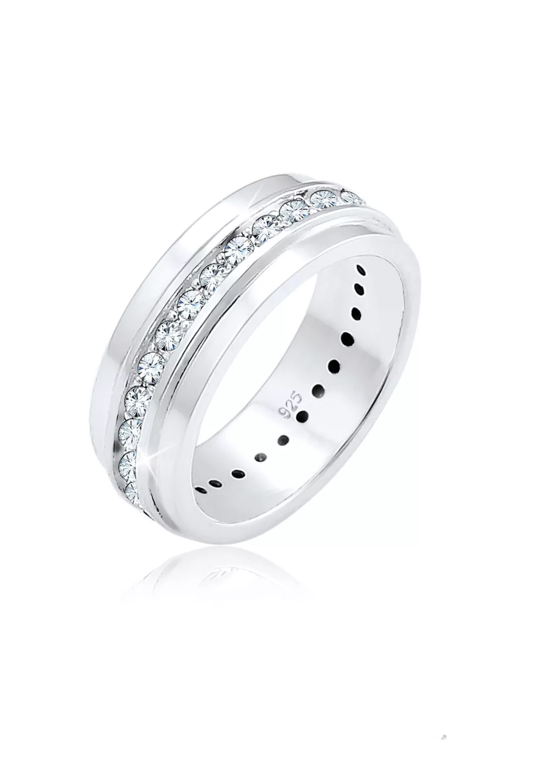 Elli Fingerring "Bandring Klassik Kristalle 925 Silber" günstig online kaufen
