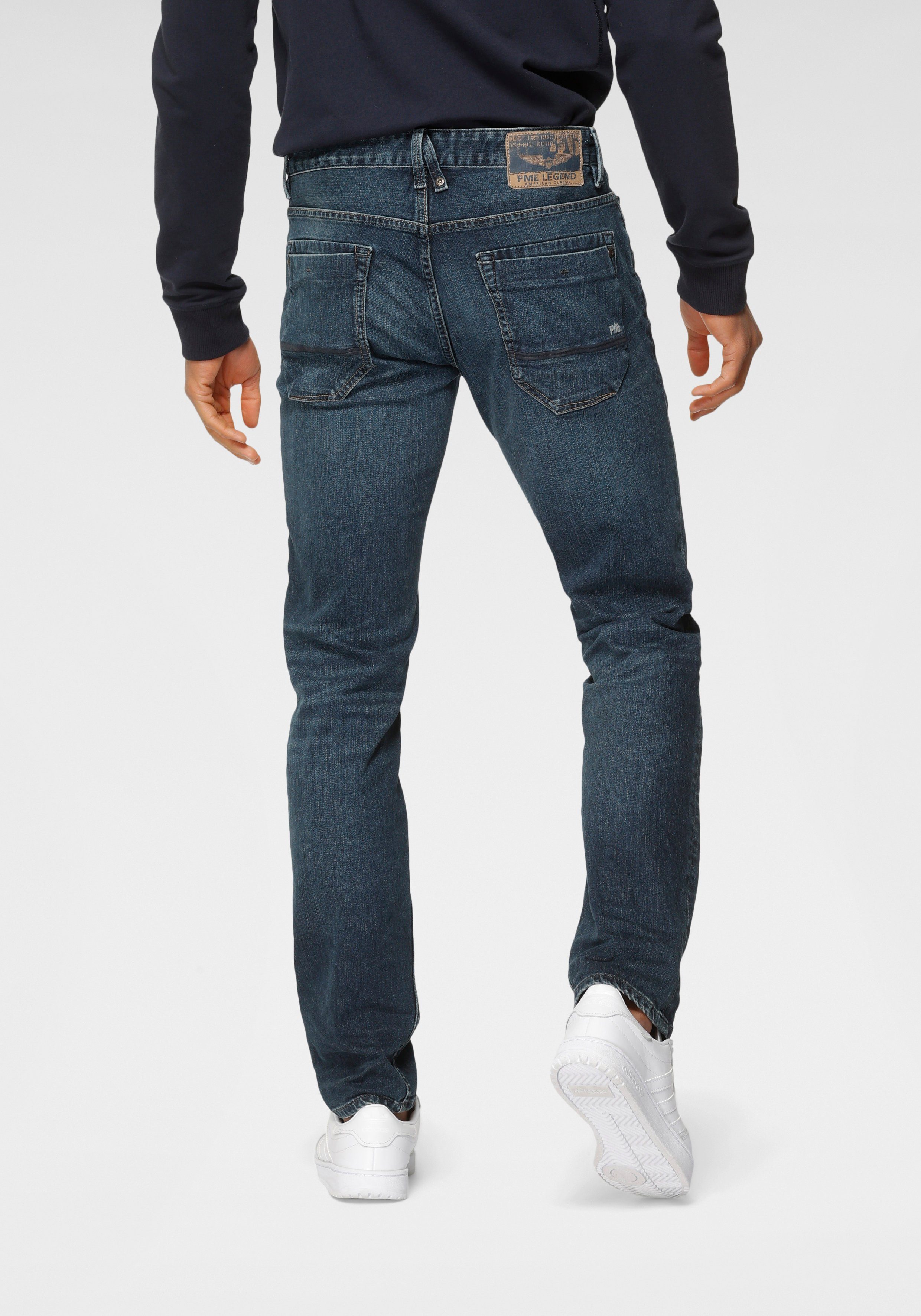 PME LEGEND Tapered-fit-Jeans "SKYMASTER", im Used Look günstig online kaufen