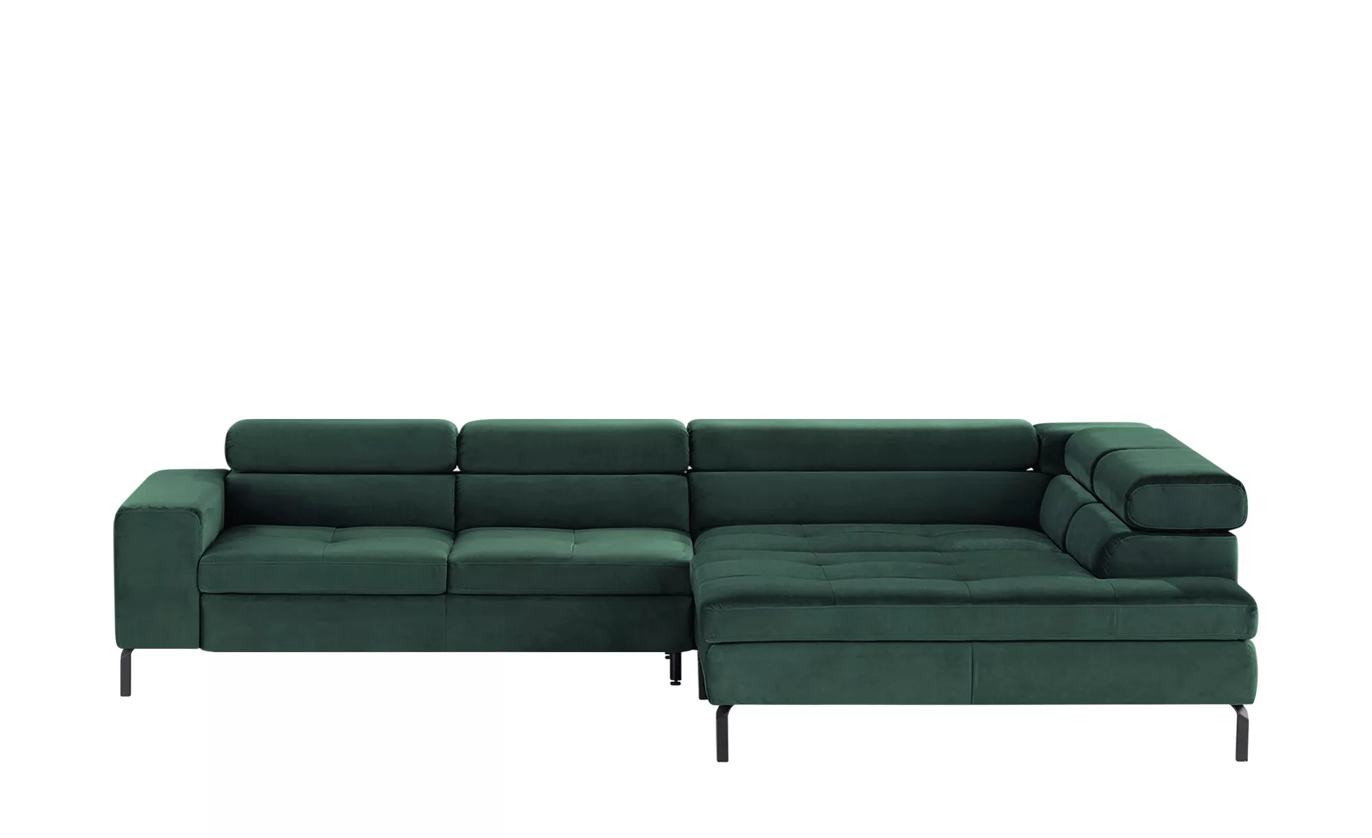 Gallery M Ecksofa  Felicia Due ¦ grün ¦ Maße (cm): B: 309 H: 72 T: 215.0 Po günstig online kaufen