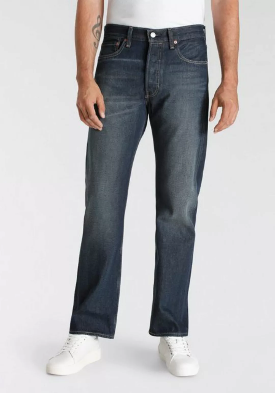 Levi's® Straight-Jeans 501 LEVI'S ORIGINAL mit Markenlabel günstig online kaufen