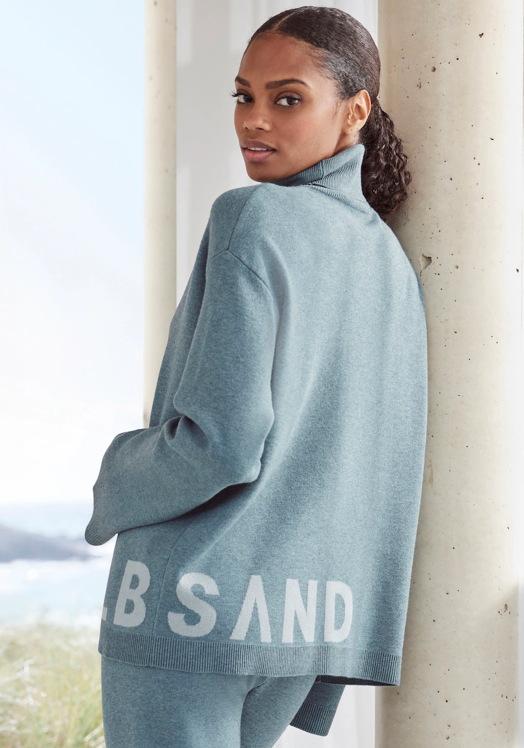 Elbsand Sweater, Rollkragenpullover aus hochwertigem Strick, Loungewear günstig online kaufen