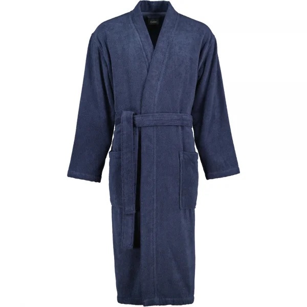 Cawö Home Herren Bademantel Kimono 828 - Farbe: blau - 17 günstig online kaufen