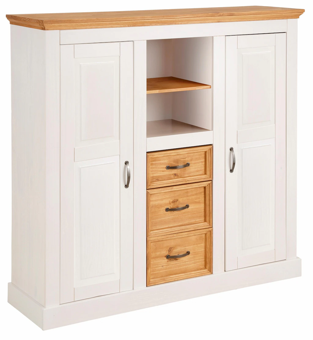 Home affaire Highboard "Selma", Stauraumschrank, Breite 130 cm günstig online kaufen