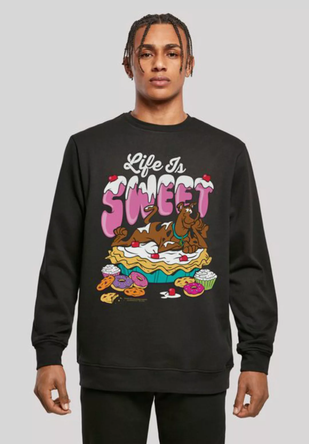 F4NT4STIC Sweatshirt "Scooby Doo Life Is Sweet", Print günstig online kaufen