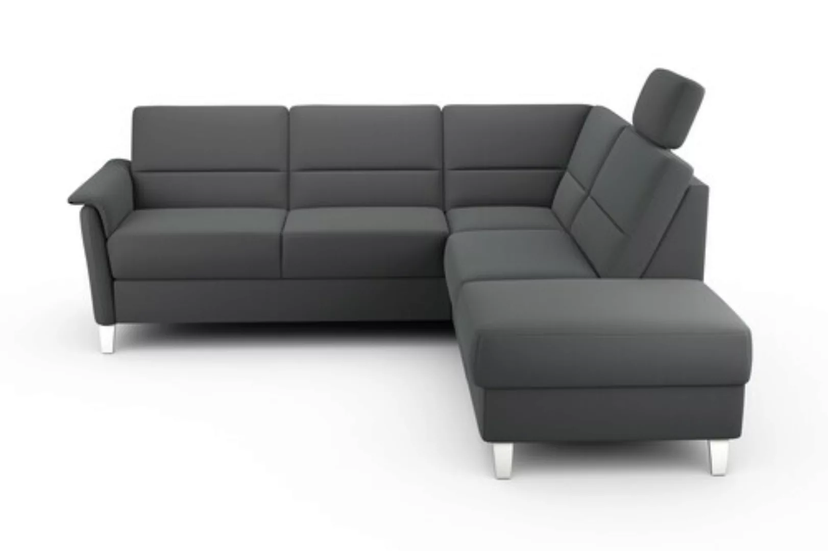 sit&more Ecksofa »Palmera L-Form«, Federkern, wahlweise mit Bettfunktion un günstig online kaufen