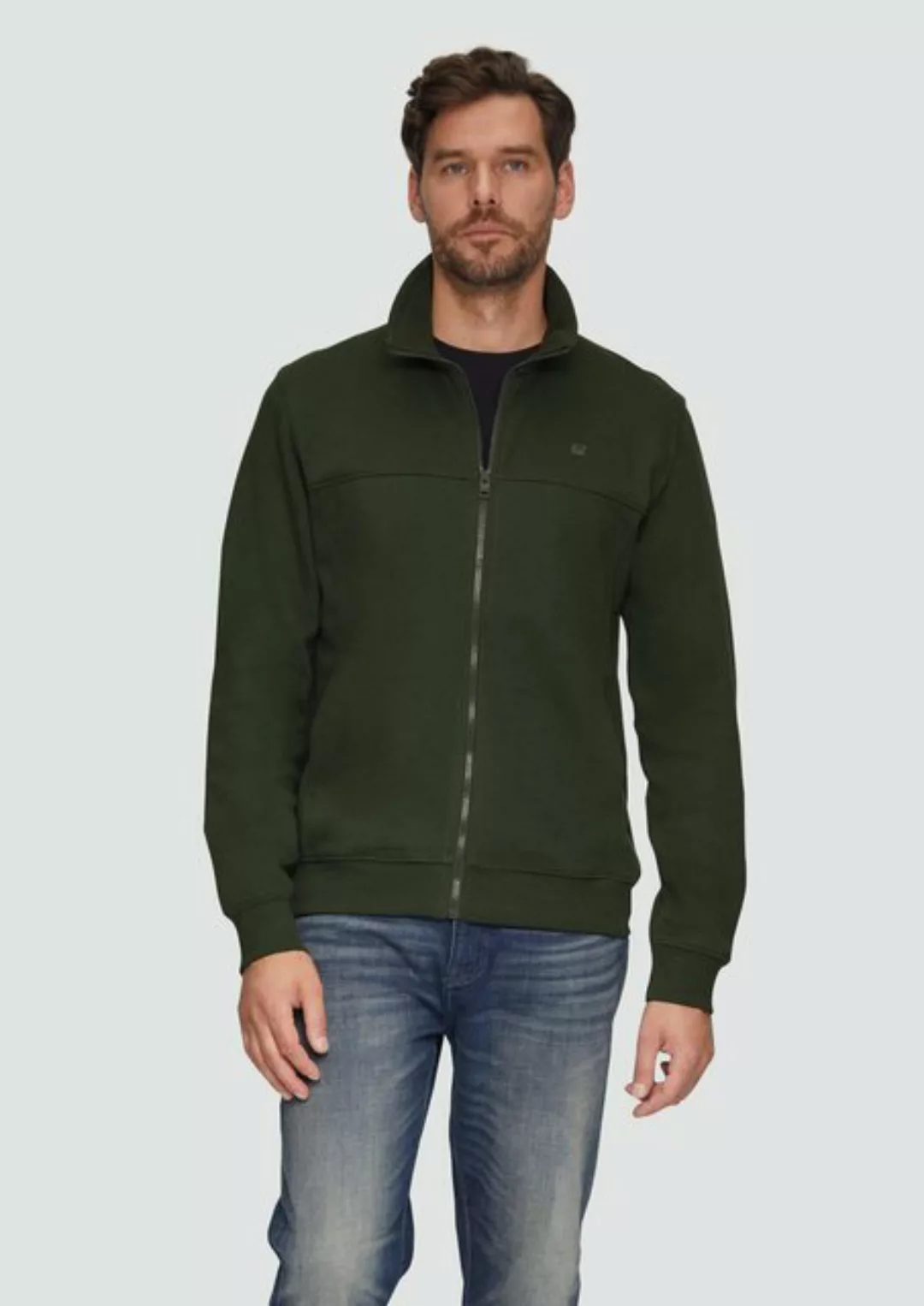 s.Oliver Allwetterjacke Sweatjacke mit Stehkragen Applikation günstig online kaufen