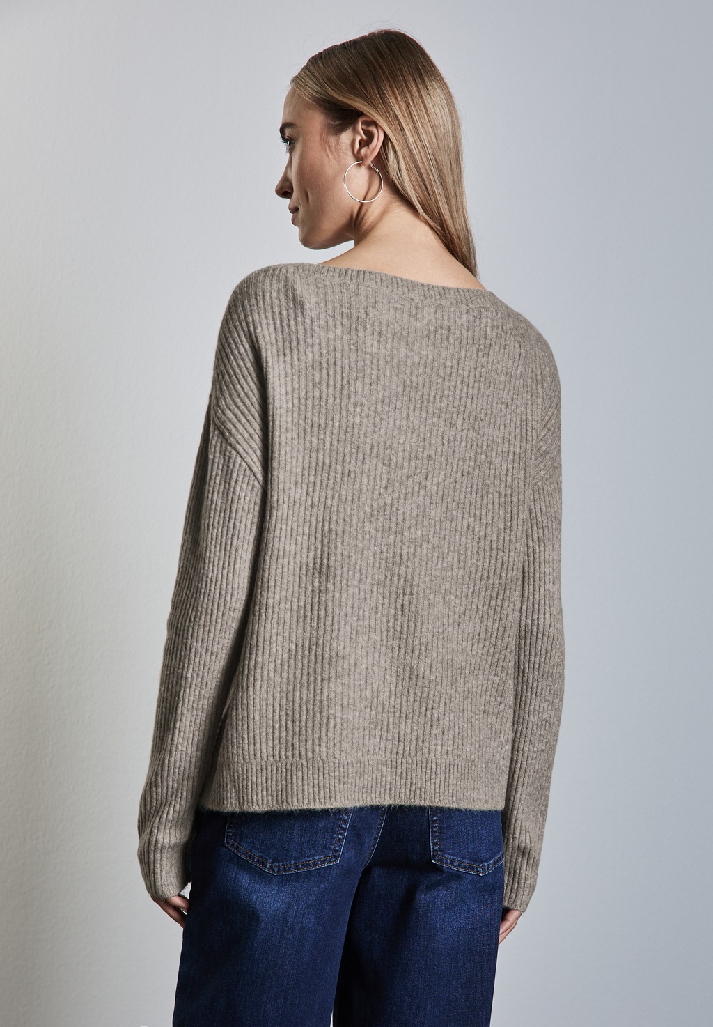 STREET ONE Strickpullover, mit U-Boot-Ausschnitt günstig online kaufen