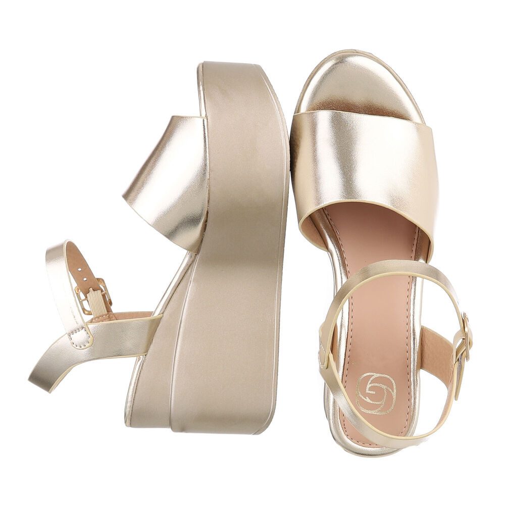 Ital-Design Damen Freizeit Plateausandaletten (86706272) Keilabsatz/Wedge günstig online kaufen