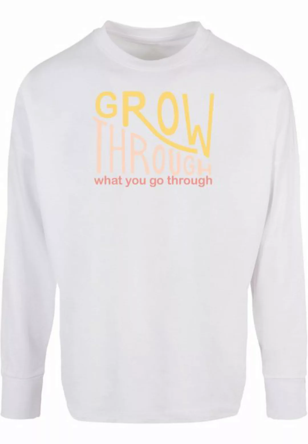 Merchcode Longsleeve Merchcode Herren Spring - Grow through 2 Oversized Lon günstig online kaufen