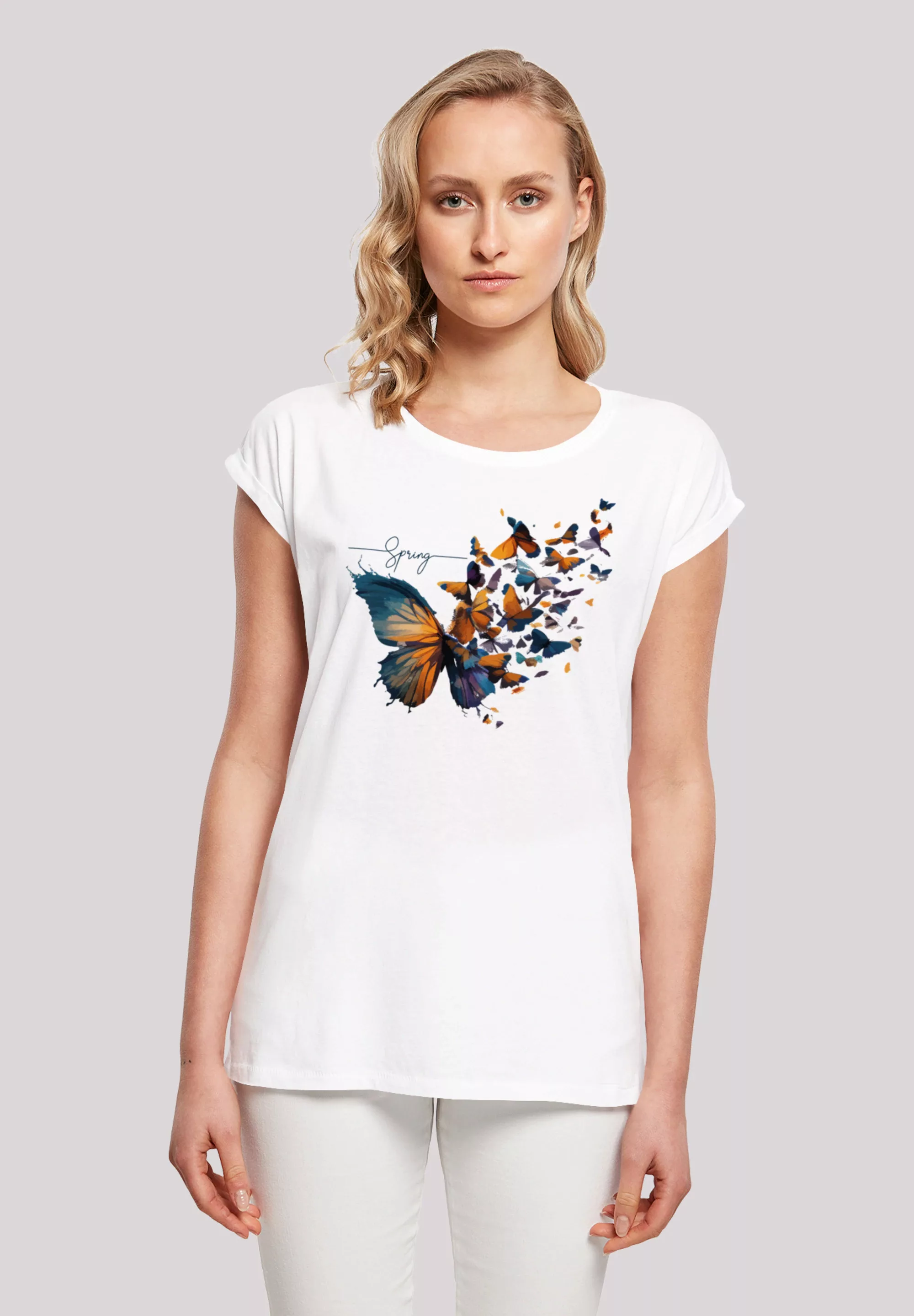 F4NT4STIC T-Shirt "Schmetterling Frühling" günstig online kaufen