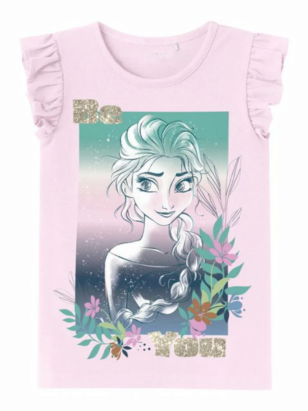 Name It T-Shirt JENNY FROZEN (1-tlg) Rüschen günstig online kaufen