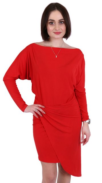 Sarcia.eu Minikleid Rotes asymmetrisches Mini-Kleid John Zack S günstig online kaufen