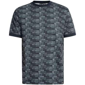 Emporio Armani EA7  T-Shirt T-Shirt mit Logo-Muster günstig online kaufen