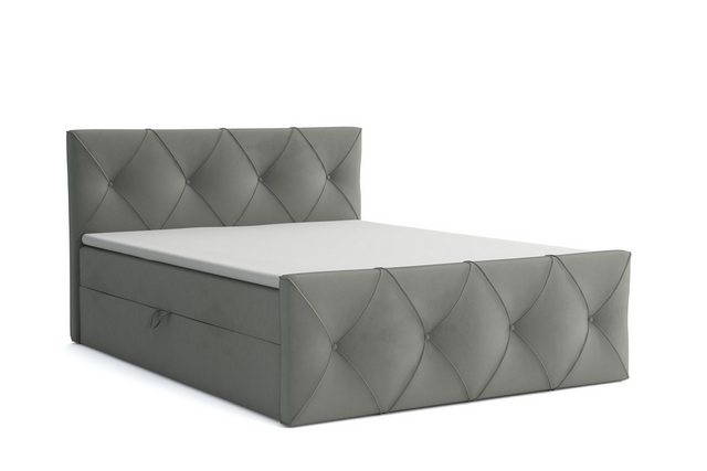 Deine Möbel 24 Boxspringbett CARLO LUX Boxbett Polsterbett Komplettbett Vel günstig online kaufen