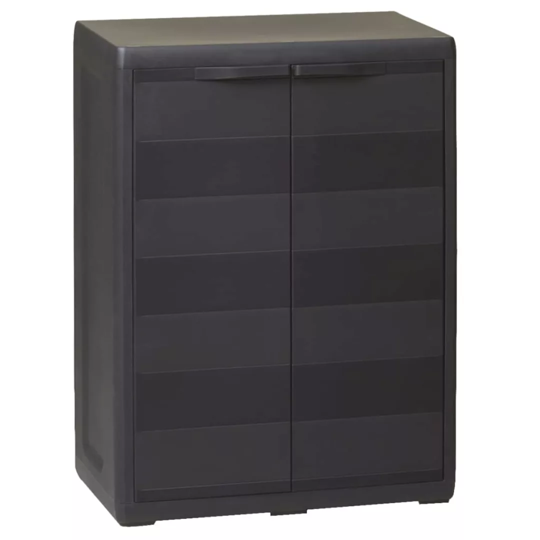 Gartenschrank Mit 1 Regal Schwarz günstig online kaufen