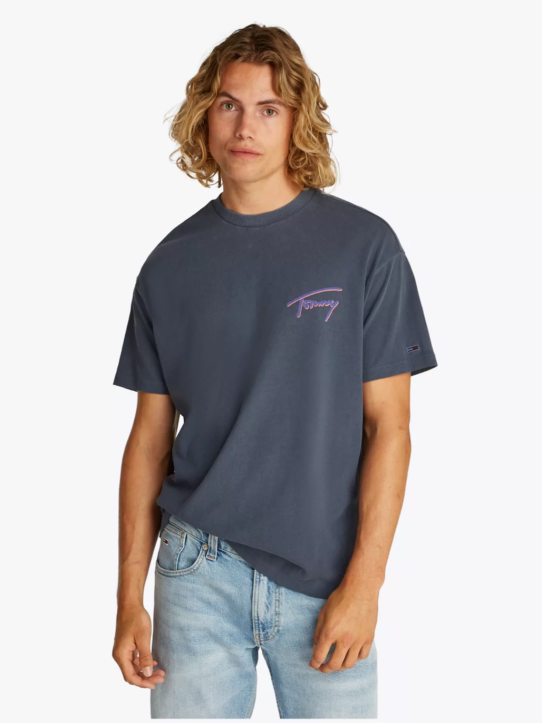 Tommy Jeans T-Shirt "TJM RLX FADED GRAPHIC TEE EXT", mit großem Rückendruck günstig online kaufen