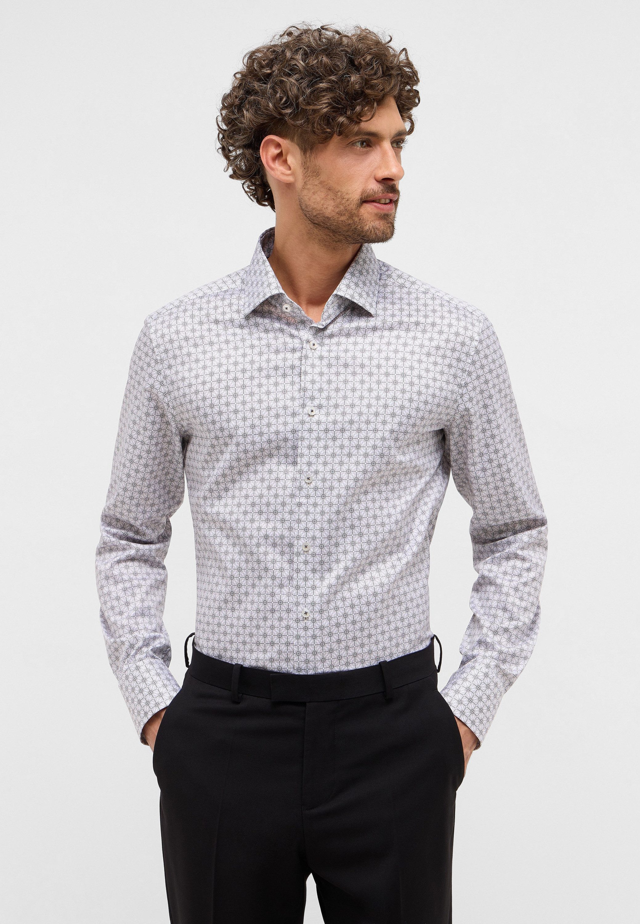 Eterna Langarmhemd "SLIM FIT", NON IRON (bügelfrei) günstig online kaufen