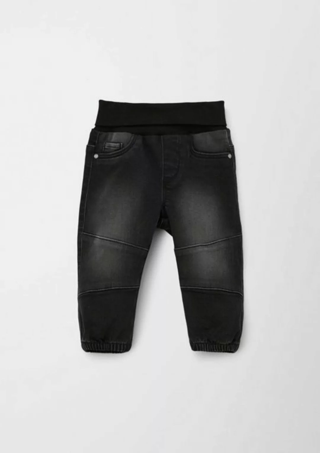 s.Oliver Stoffhose Jeans / Regular Fit / Straight Leg / Used Look Waschung günstig online kaufen