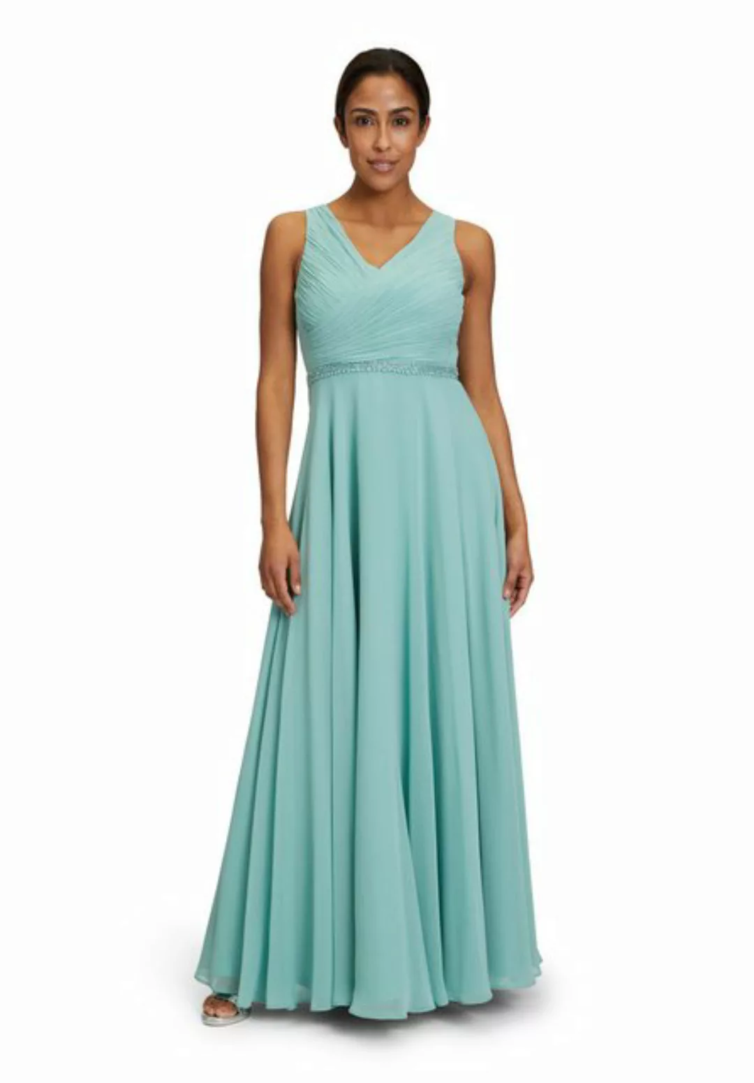 Vera Mont Abendkleid Vera Mont Abendkleid mit Plissee Dekoelemente günstig online kaufen