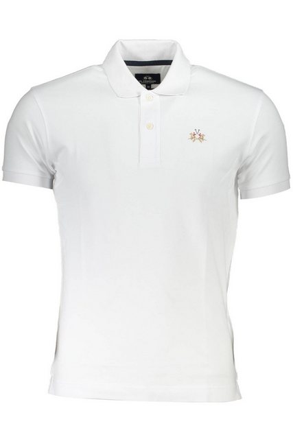 La Martina Poloshirt Elegantes Herren Poloshirt Weiß - Slim Fit günstig online kaufen