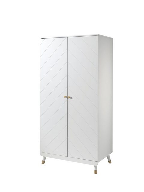 58 aufm Kessel Kleiderschrank Kinderzimmerschrank Kamillah 100x59x200 Wäsch günstig online kaufen