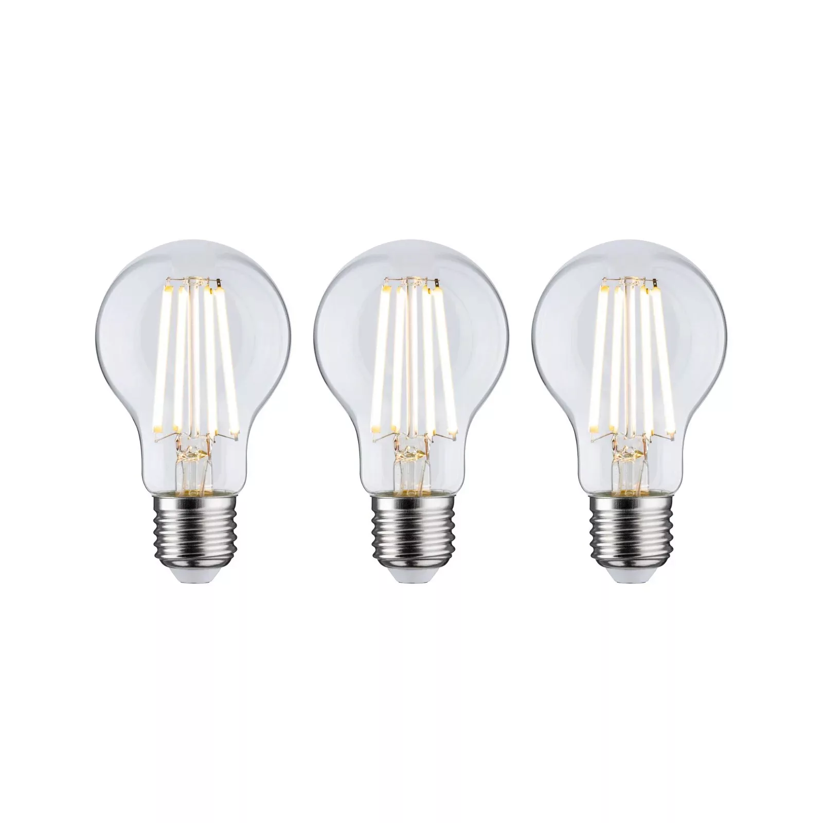 Paulmann "Eco-Line Filament 230V LED Birne E27 3er-Pack 3x840lm 3x4W 3000K günstig online kaufen