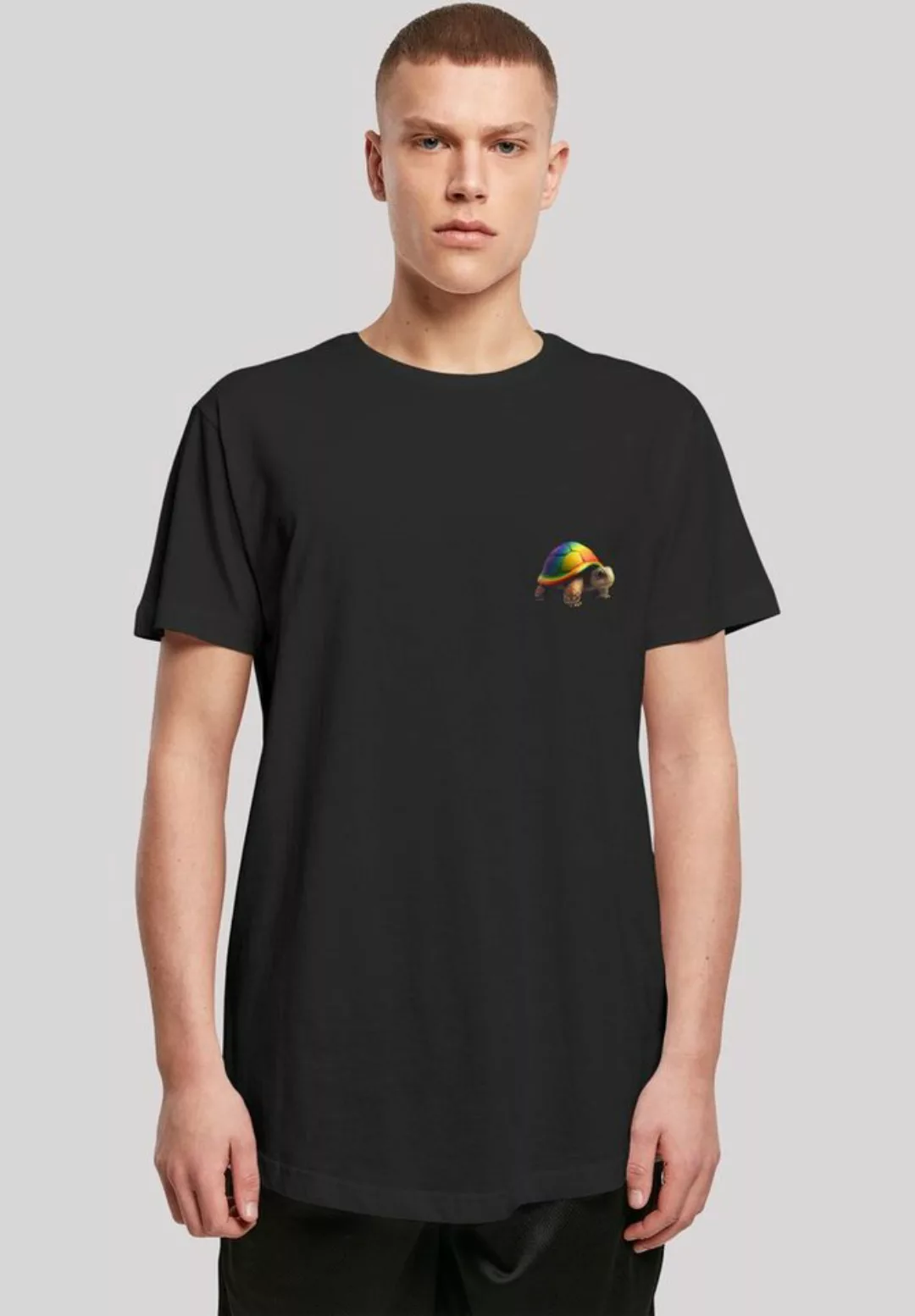 F4NT4STIC T-Shirt "Rainbow Turtle LONG TEE", Print günstig online kaufen