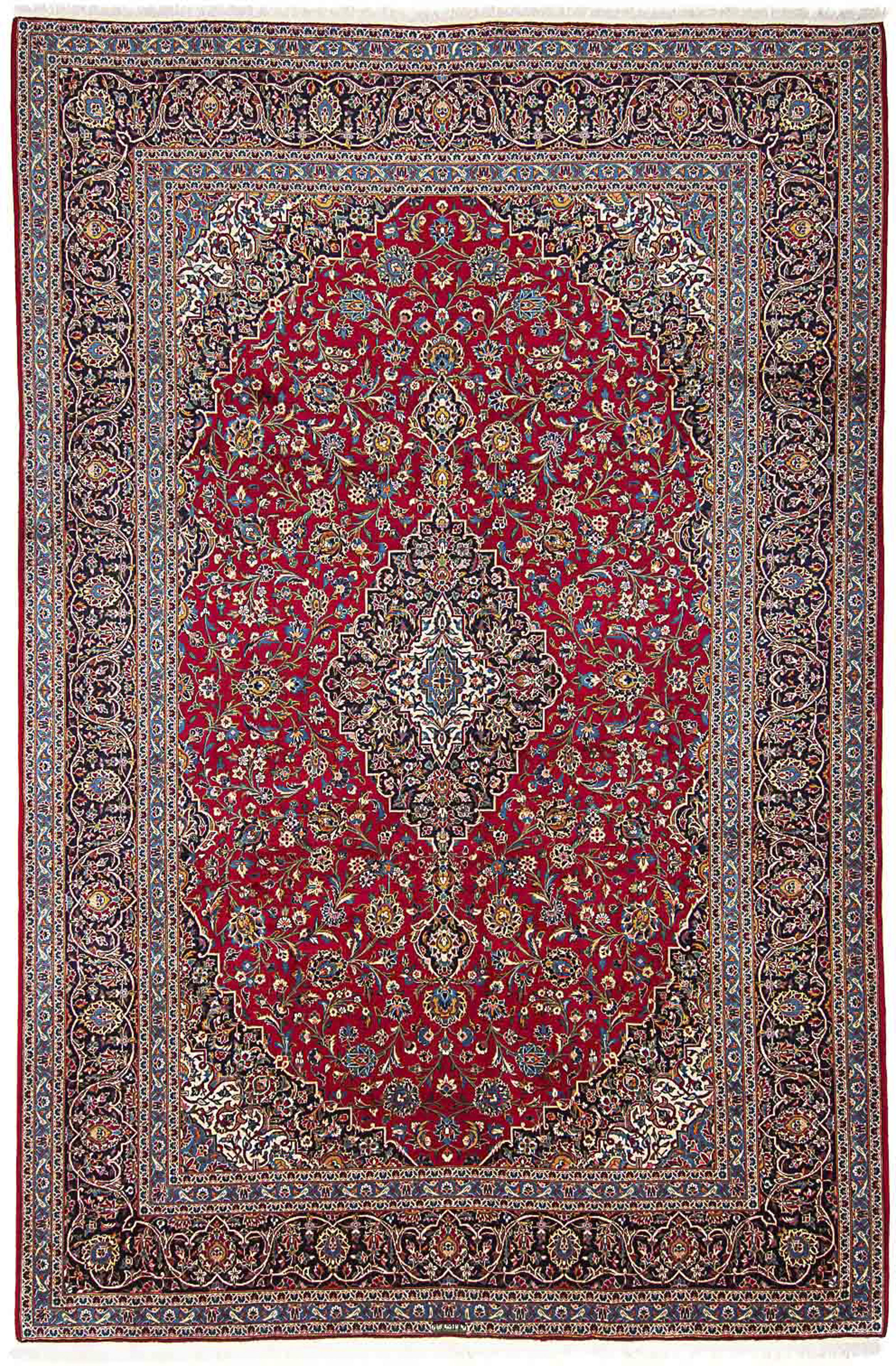 morgenland Orientteppich »Perser - Keshan - 417 x 308 cm - rot«, rechteckig günstig online kaufen