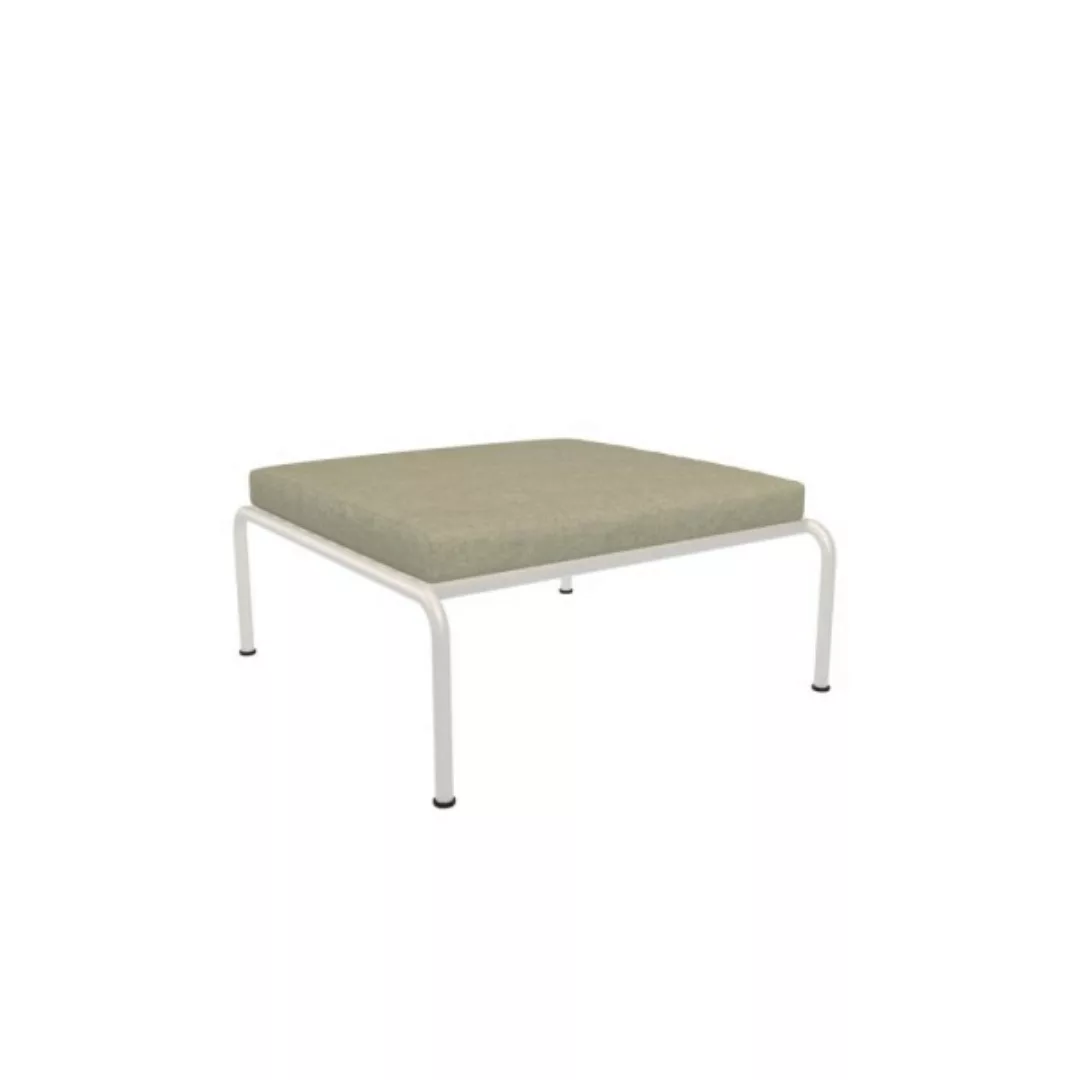 Outdoor Ottoman AVON weiß Moosgrün günstig online kaufen