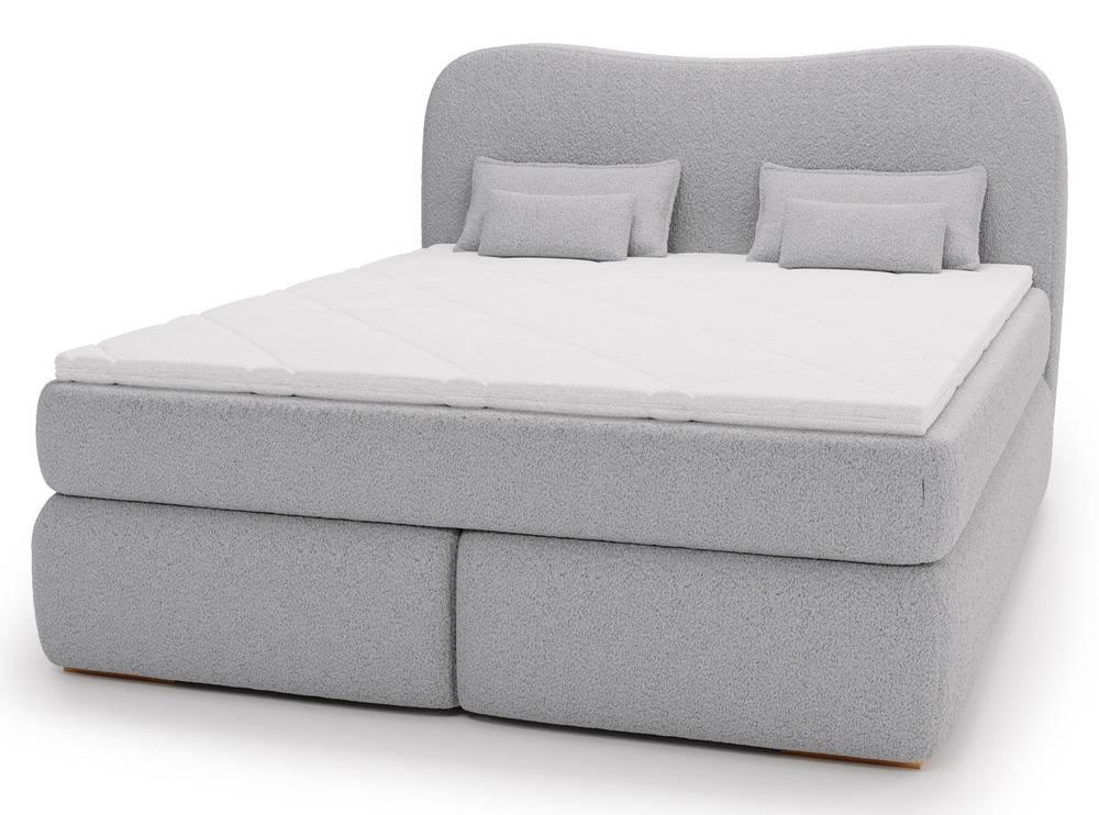 NADUVI Collection | Lavelle Boxspringbett Bouclé mit Stauraum günstig online kaufen