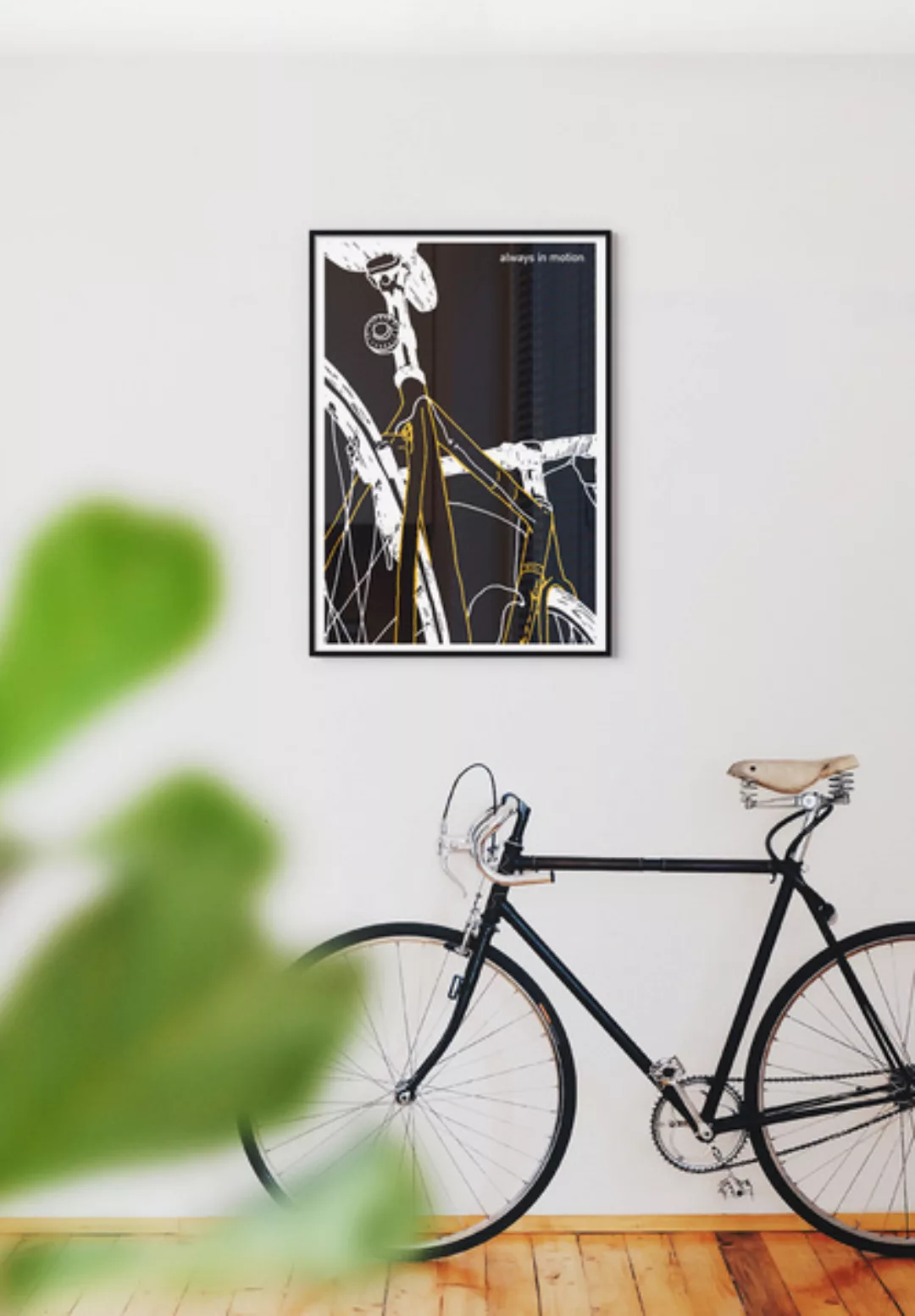Poster Bike In Motion günstig online kaufen