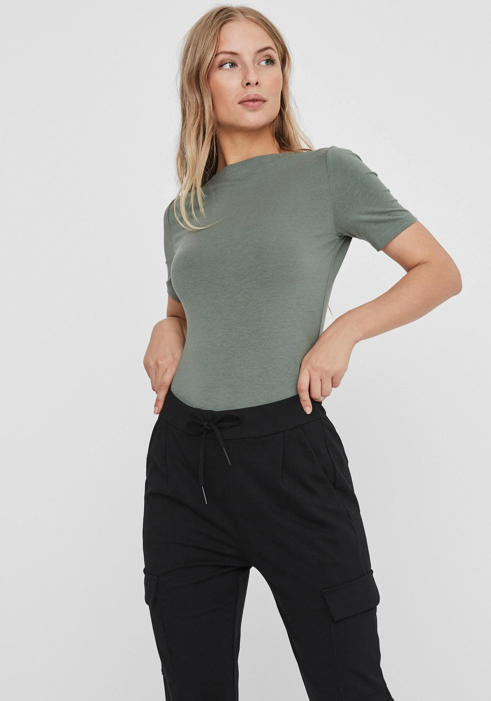 Vero Moda Kurzarmshirt "VMPANDA MODAL S/S TOP NOOS" günstig online kaufen