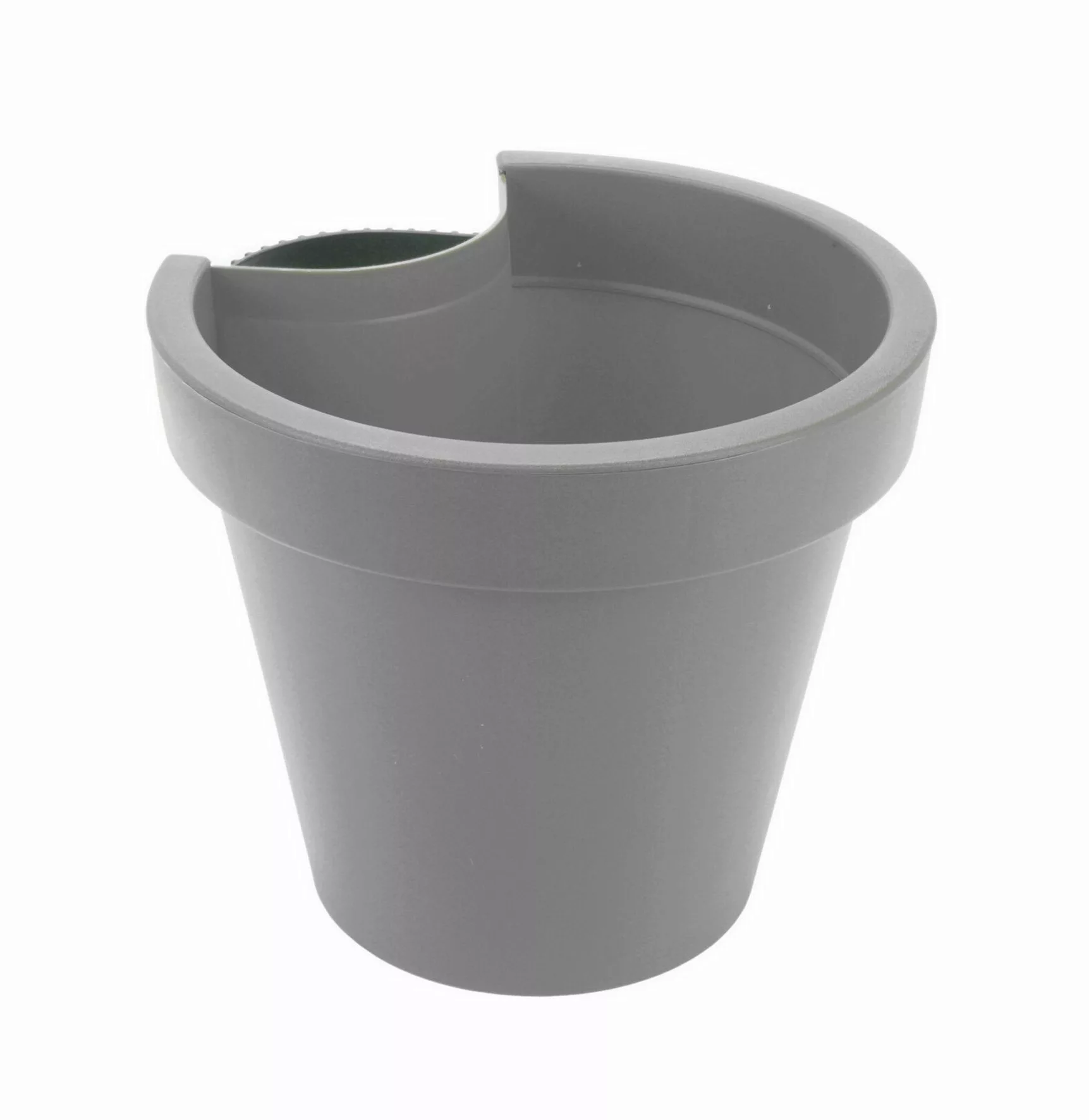 Spetebo Blumentopf Kunststoff Blumentopf für Regenrohr günstig online kaufen