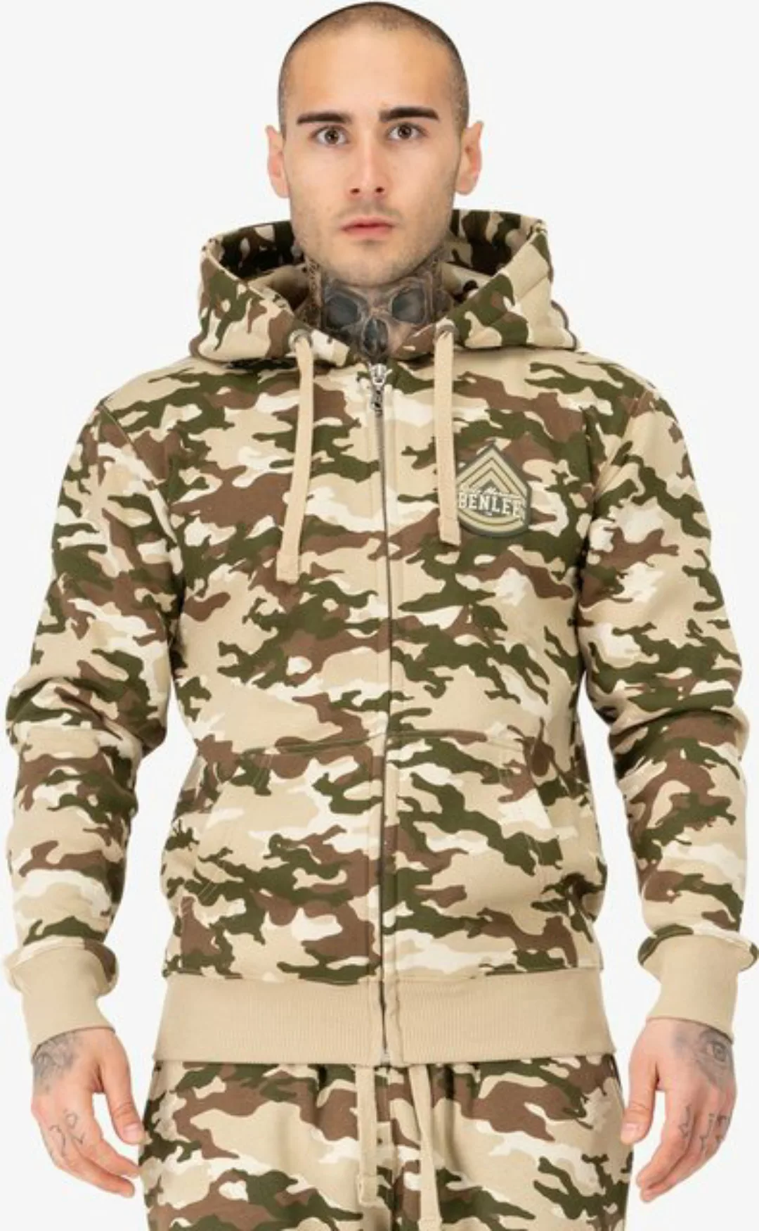 Benlee Rocky Marciano Sweatjacke Frasen Kapuzensweatjacke mit Reißverschlus günstig online kaufen