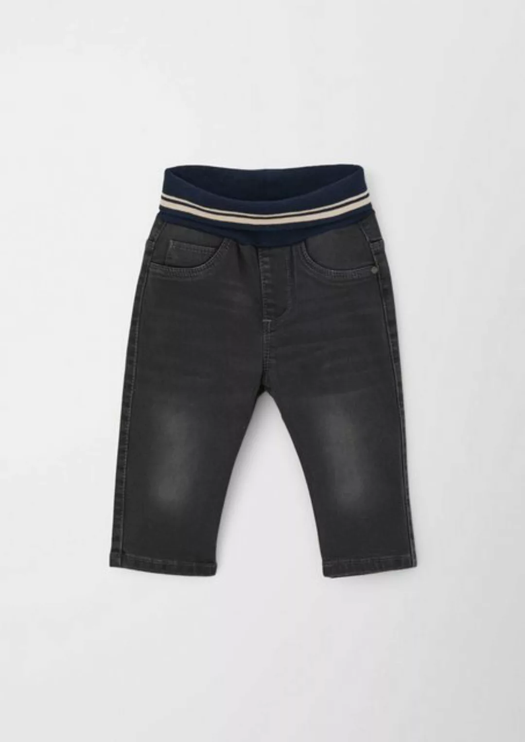 s.Oliver Stoffhose Jeans / Regular Fit / High Rise / Straight Leg Kontrast- günstig online kaufen