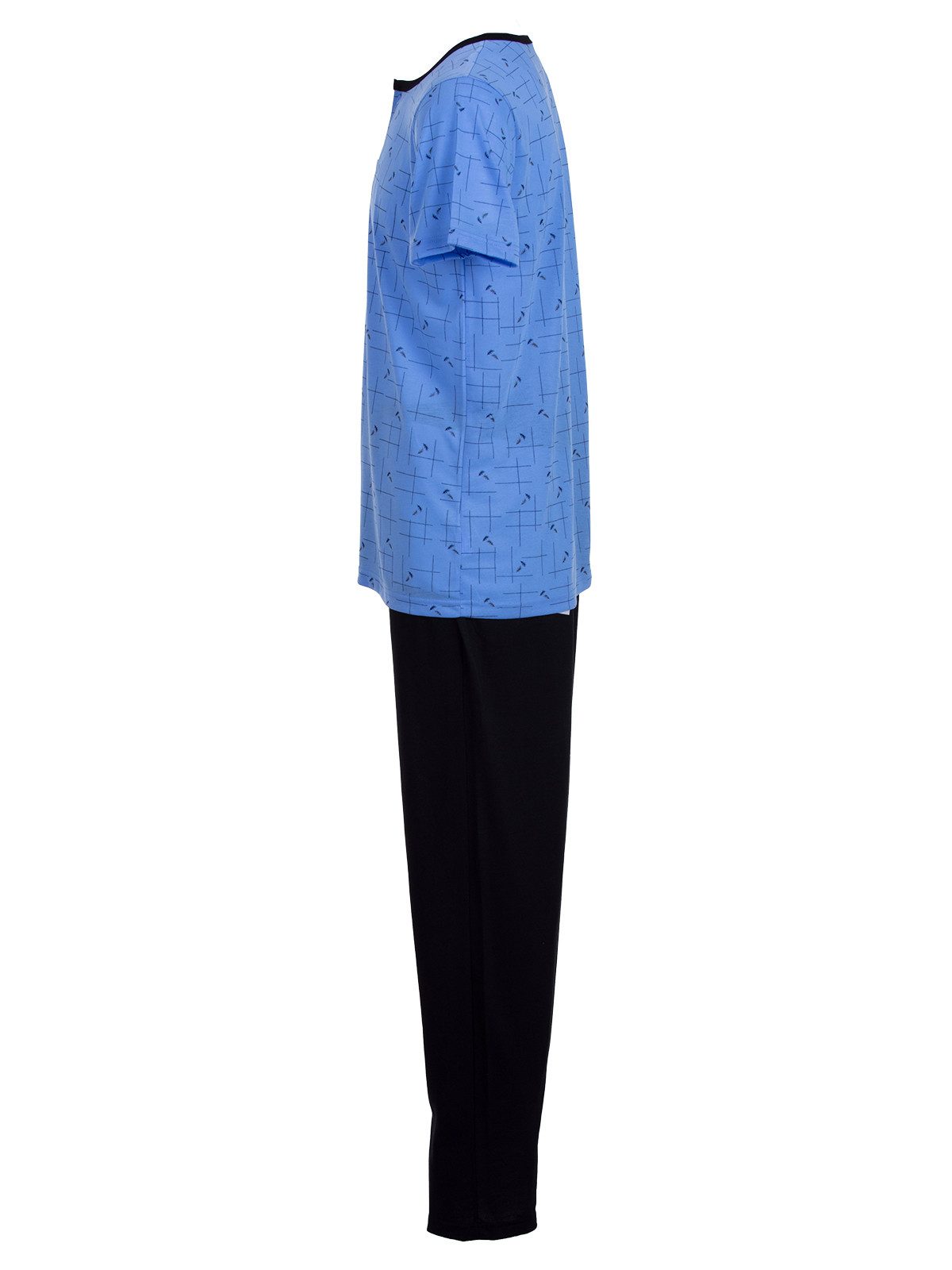 Lucky Schlafanzug Pyjama Set Kurzarm- Zweigen günstig online kaufen