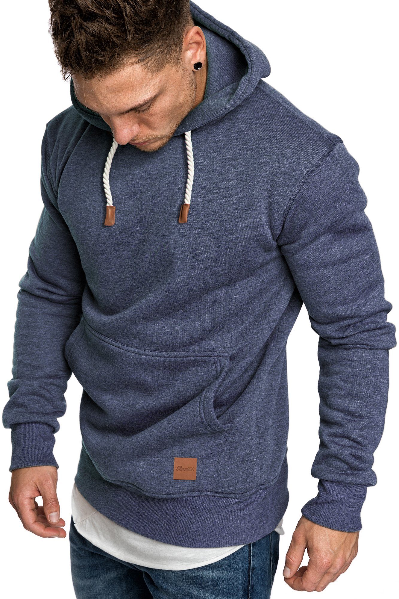 REPUBLIX Sweatshirt ERIC Herren Basic Kapuzenpullover günstig online kaufen
