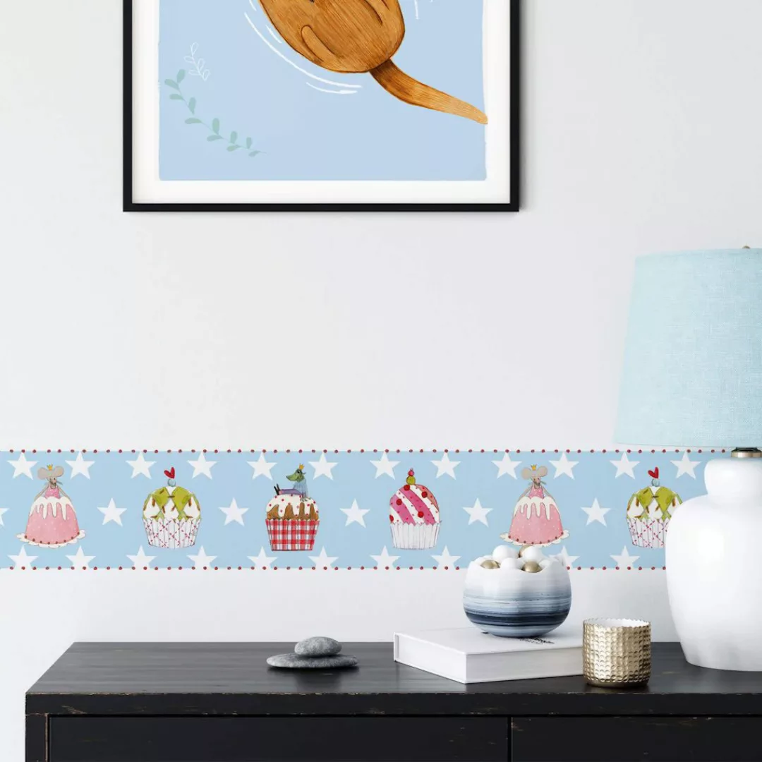 Wall-Art Wandtattoo "Esszimmer Bordüre Muffins", (1 St.), selbstklebend, en günstig online kaufen