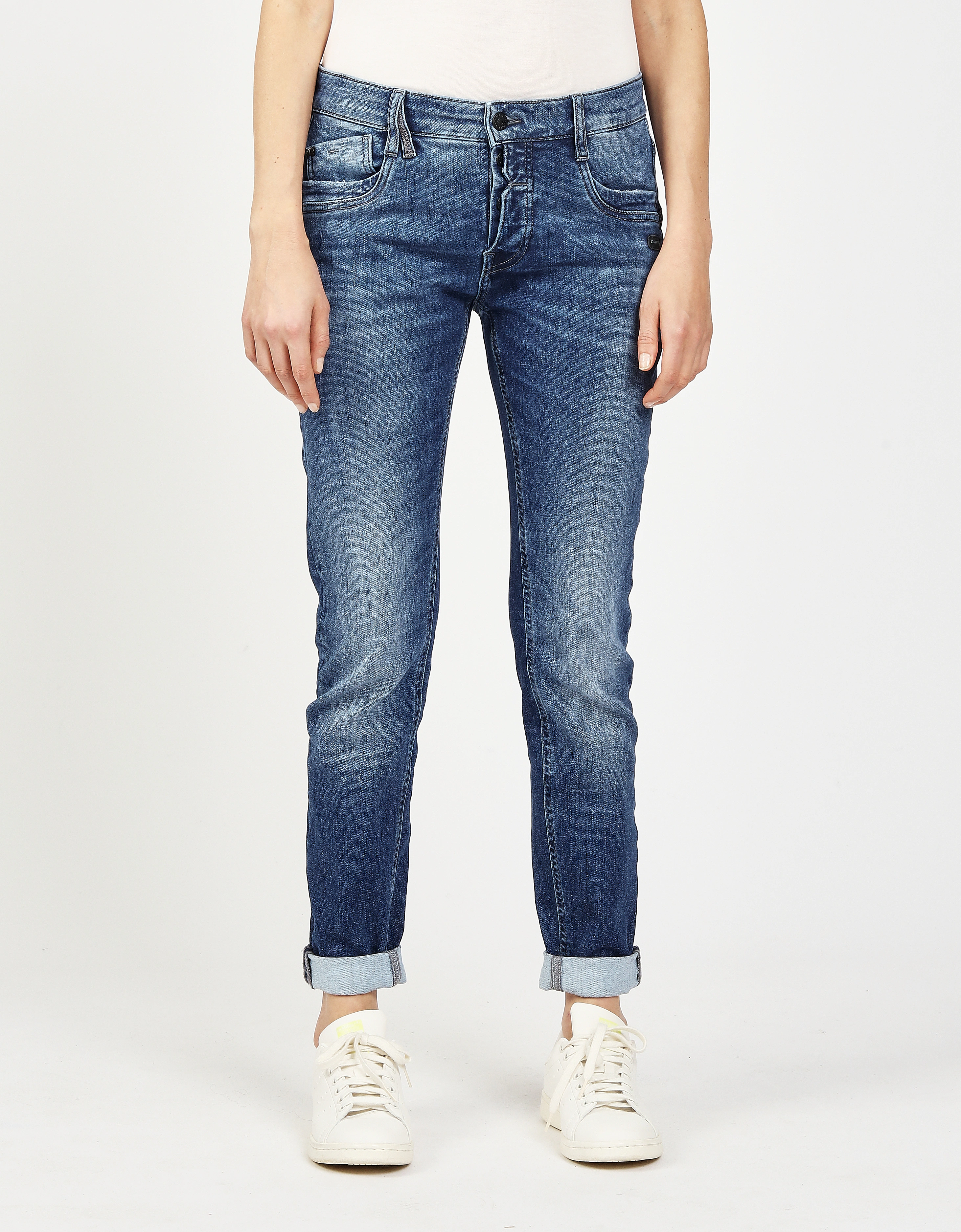 GANG 5-Pocket-Jeans "94GERDA", aus Sweat Denim, Relaxed Fit günstig online kaufen