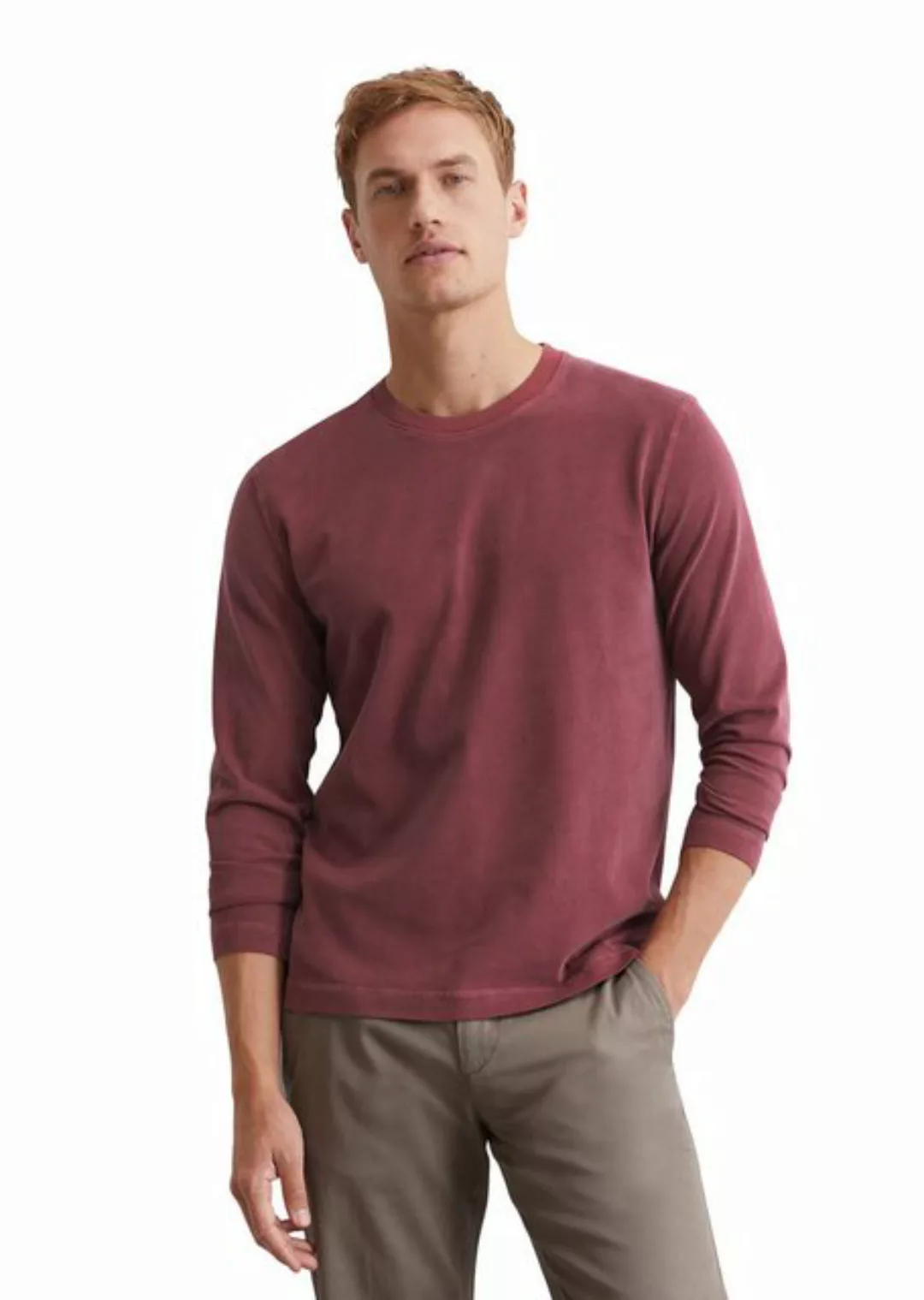 Marc O'Polo Langarmshirt in schwerer Soft-Touch-Jersey-Qualität günstig online kaufen