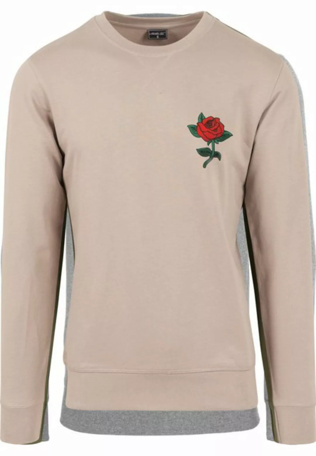 MisterTee Rundhalspullover MisterTee Herren Rose Crewneck (1-tlg) günstig online kaufen