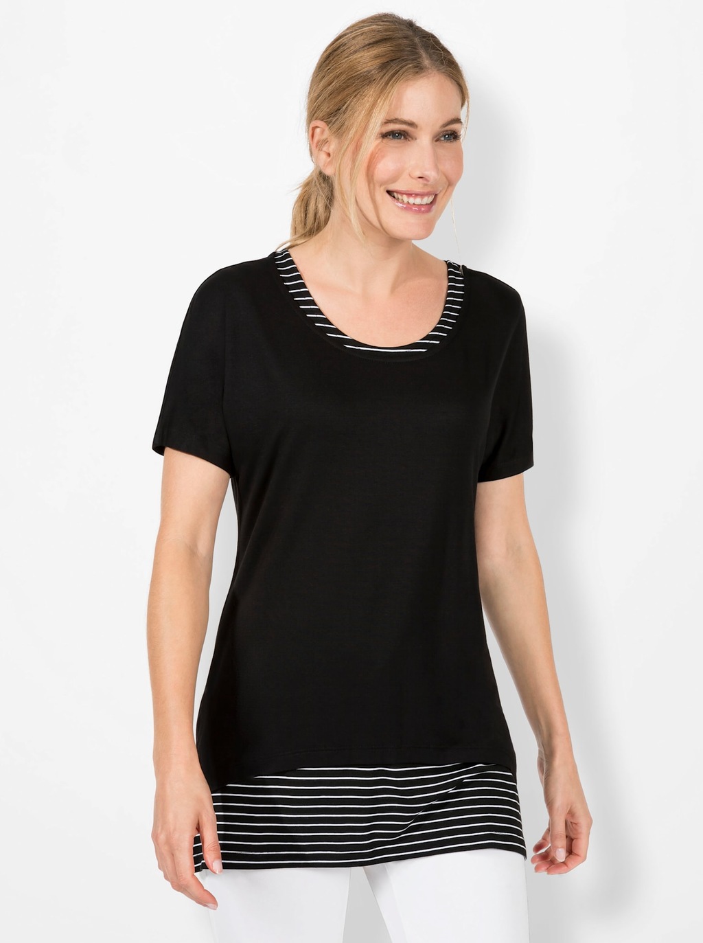 Casual Looks 2-in-1-Shirt "Shirt + Top" günstig online kaufen