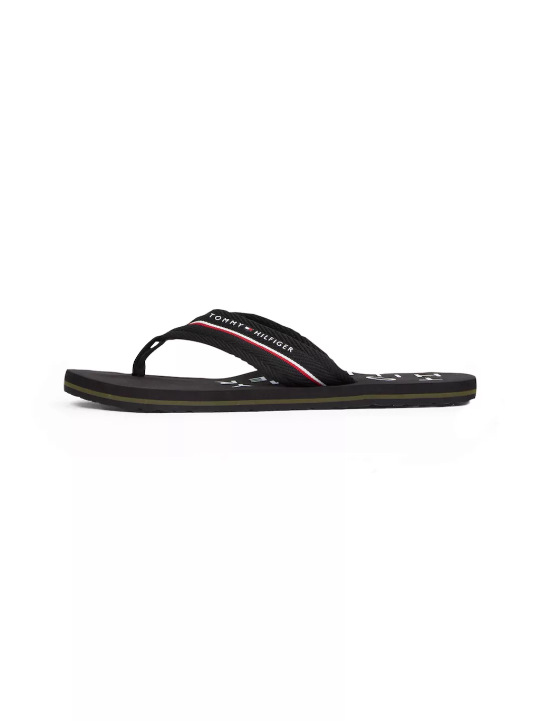 Tommy Hilfiger Zehentrenner "TOMMY HILFIGER WEB BEACH SANDAL", Dianette, So günstig online kaufen