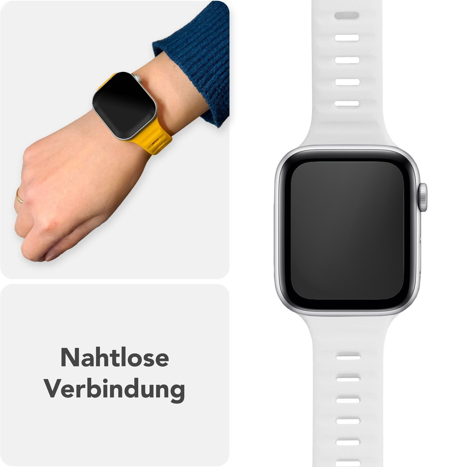 Nalia Smartwatch-Armband Apple Watch 49mm/46/45/44/42(Serie 1-3), günstig online kaufen