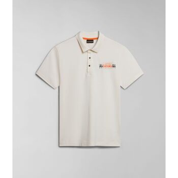Napapijri  T-Shirts & Poloshirts E-SMALLWOOD NP0A4HPV-N1A1 WHITE WHISPER günstig online kaufen