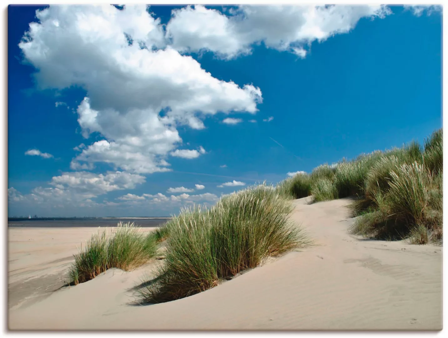 Artland Leinwandbild "Strandimpressionen", Strand, (1 St.), auf Keilrahmen günstig online kaufen